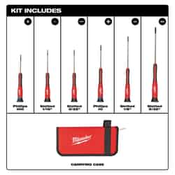 Milwaukee 6 pc Assorted Screwdriver Set 6.0 in.