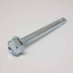 Ace 1/4-14 Sizes x 2-1/2 in. L Hex Zinc-Plated Steel Hex Washer Head 1 lb. Self- Drilling Screw