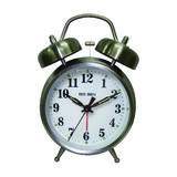 Westclox 4 in. Silver Alarm Clock Analog