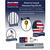 Valley Forge American Flag Kit 36 in. H X 60 in. W