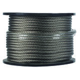 Campbell Chain Electro-Polish Stainless Steel 1/4 in. Dia. x 250 ft. L Cable