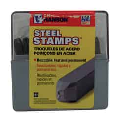 C.H. Hanson 1/8 in. Gray A-Z Letter Stamp Set Steel Nail-On