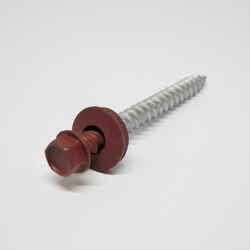Ace 2 in. L x 9 Sizes Hex Steel Self-Sealing Screws 1 lb. Ceramic Hex Washer Head