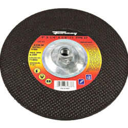 Forney 1/4 in. thick x 5/8 in. x 9 in. Dia. Metal Grinding Wheel 6500 rpm 1 pc. Aluminum Oxide