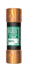 Bussmann 45 amps 250 volts Melamine One-Time Fuse 1 pk