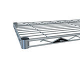 InterMetro 1.5 in. H x 18 in. D x 48 in. W 300 Pounds Open-Wire Shelf Steel