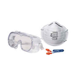 3M Safety Glasses Clear Lens Clear Frame 1 pc.