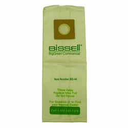 Bissell BigGreen Commercial Vacuum Bag For Replacement Filter Bag 4 pk