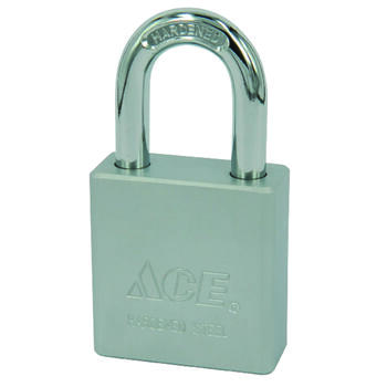 Ace 1-13/16 in. H x 3/4 in. L x 1-3/4 in. W Steel Double Locking Padlock 1 pk