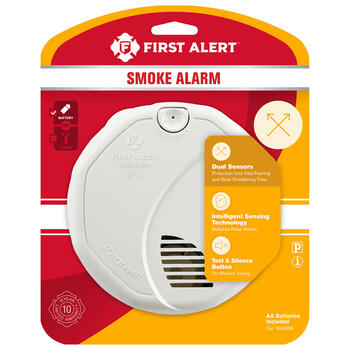 First Alert Battery Ionization / Photoelectric Sensor Smoke Alarm