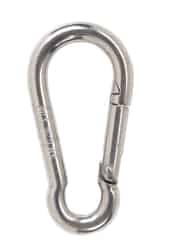 Campbell Chain 0.37 in. Dia. x 2-3/8 in. L Polished Steel Spring Snap 160 lb.