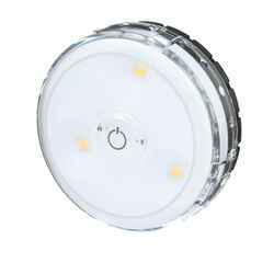 Rite Lite Gray Battery Powered LED Puck Light 2 pk