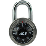 Ace 1-7/8 in. W x 3/4 in. L x 1-7/8 in. H Stainless Steel Single Locking Combination Padlock 1 p