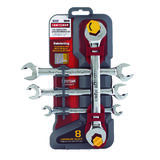 Craftsman Metric Ratcheting Wrench Set Steel 4 pc.