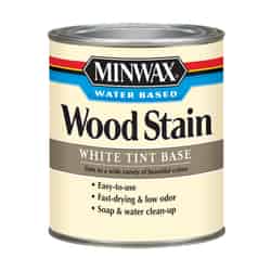 Minwax Transparent White Tint Base Water-Based Acrylic Wood Stain 1 qt