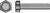 HILLMAN 1/4 in. Dia. x 2 in. L Zinc Plated Steel Hex Tap Bolt 100 box