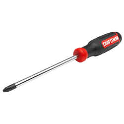 Craftsman 6 in. Phillips #3 Screwdriver Steel Black/Red 1 pc.