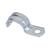 Gampak 1-1/4 in. Dia. Stamped Steel and Zinc Plated One Hole Strap 1 pk