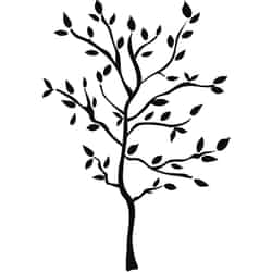 Roommates 47 in. W X 62 in. L Tree Branches Peel and Stick Wall Decal