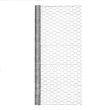 Garden Zone 60 in. H x 50 ft. L 20 Ga. Green Poultry Netting