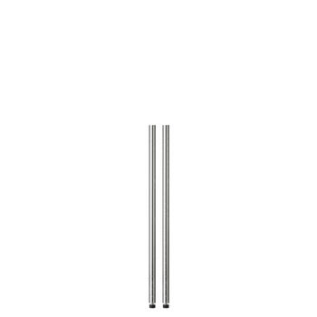 Honey Can Do 36 in. H x 1 in. D x 1 in. W Steel Shelf Pole with Leg Levelers