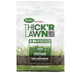 Scotts Turf Builder Thick'R Lawn Fertilizer, Seed & Soil Improver For Tall Fescue Grass 4000 sq ft