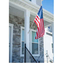 Valley Forge 10 in. L Aluminum Flag Pole Bracket Brushed