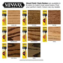 Minwax Wood Finish Semi-Transparent Ebony Oil-Based Stain Marker 0.33 oz