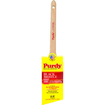 Purdy 2 1/2 in. W Black China Bristle Trim Paint Brush Adjutant Angle