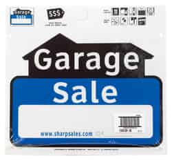 Hy-Ko English 13 in. W x 12 in. H Garage Sale Sign Plastic