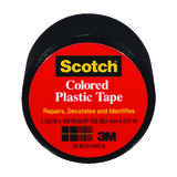 Scotch Black 125 in. L X 1-1/2 in. W Plastic Tape