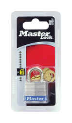 Master Lock 1 in. H x 11/16 in. W x 1-1/8 in. L Laminated Steel 4-Pin Cylinder Padlock 1 each