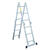 Werner 12 ft. H X 15 in. W Aluminum Articulating Ladder Type 1A 300 lb