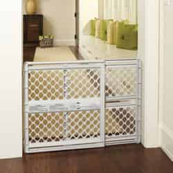 North States Gray 26 in. H x 26-42 in. W Plastic Child Safety Gate