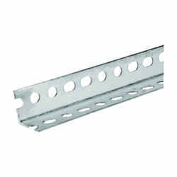 Boltmaster 1.5 in. H x 1.5 in. H x 36 in. L Zinc Plated Steel Slotted Angle