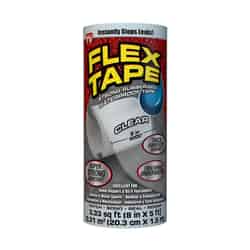 FLEX SEAL Family of Products FLEX TAPE 8 in. W X 5 ft. L Clear Waterproof Repair Tape
