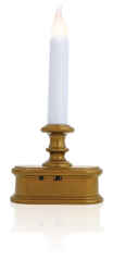 Xodus Innovations None Scent White Standard Holiday Candles 8.5 mil H