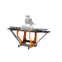 Bora Portamate 31 in. L x 29 in. W x 34 in. H Miter Saw Station Steel Portable Orange