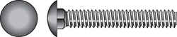 HILLMAN 1/2 Dia. x 2-1/2 in. L Hot Dipped Galvanized Steel Carriage Bolt 50 pk