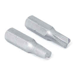 Ace Clutch 3/16 in. x 1 in. L Insert Bit S2 Tool Steel 1/4 in. Hex Shank 2 pc.