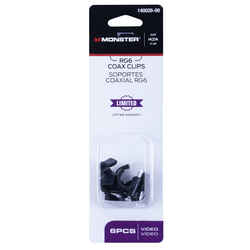 Monster Cable Cable RG6 Coaxial Cable Clips 6 pk