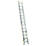 Werner 24 ft. H X 20.75 in. W Aluminum Extension Ladder Type 1 250 lb