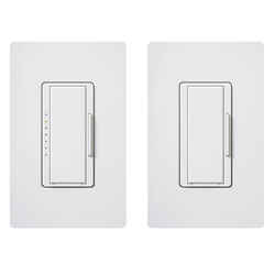 Lutron Maestro 150 watts 3-Way White 1 Dimmer Switch