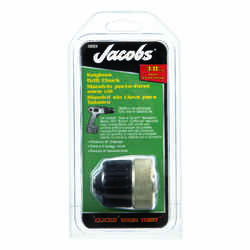 Jacobs 3/8 in. in. Keyless Drill Chuck 3/8 in. 3-Flat Shank 1 pc.