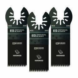 Imperial Blades OneFit 1-1/4 in. Dia. High Carbon Steel Precise Cut 3 pk Oscillating Saw Blade