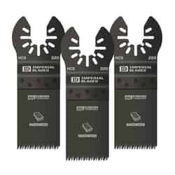 Imperial Blades OneFit 1-1/4 in. Dia. High Carbon Steel Precise Cut 3 pk Oscillating Saw Blade