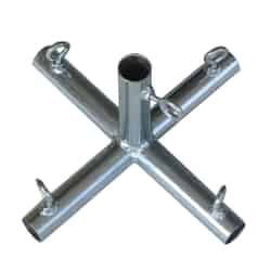 AHC 3/4 in. Round x 3/4 in. Dia. x 10 in. L Galvanized Carbon Steel Connector