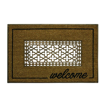 Bacova Brown Coir Door Mat 30 in. L x 18 in. W