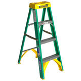 Werner 4 ft. H X 19 in. W Fiberglass Step Ladder Type II 225 lb. cap.