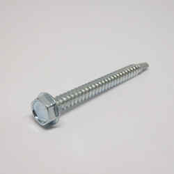 Ace 10 Sizes x 2 in. L Hex Hex Washer Head Zinc-Plated Steel Self- Drilling Screws